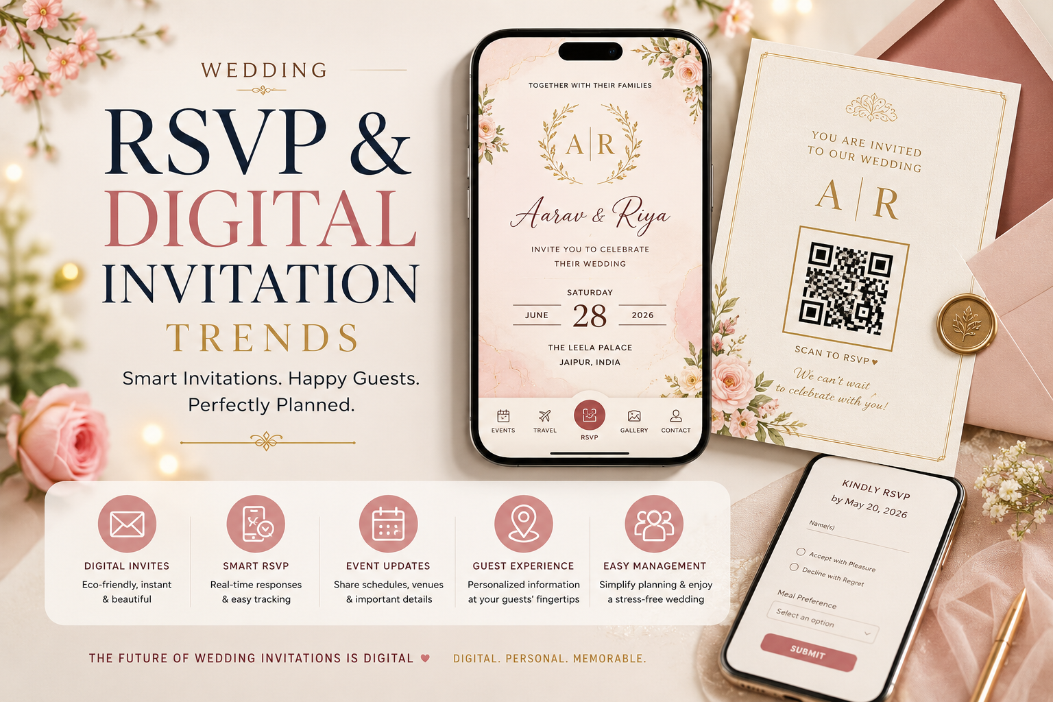 Wedding RSVP & Digital Invitation Trends for Modern Indian Weddings